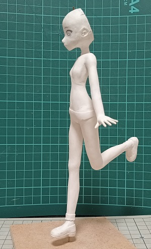 腕修正後の素体