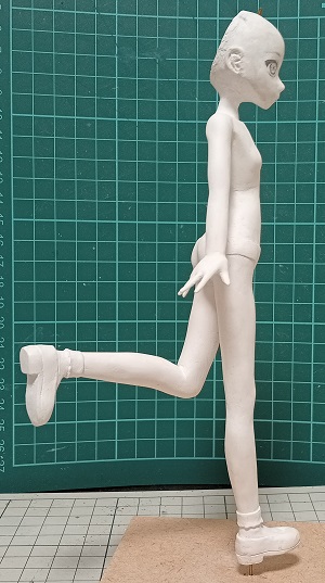 腕修正後の素体